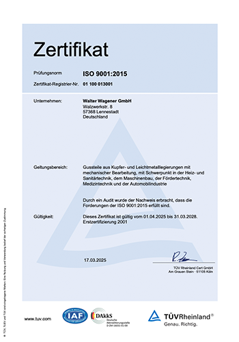 Zertifikat deutsch